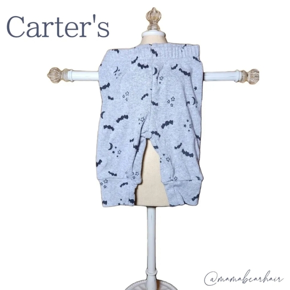 Carter's Other - 🎃 Carter's Pants | Baby Halloween Bat Print Leggings 3m
